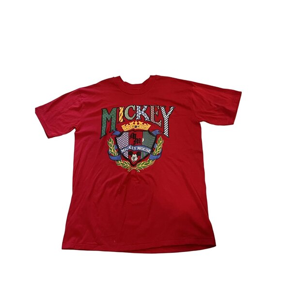 Vintage Carolina Connection Red Mickey Mouse T Shirt One Size NWT - Picture 1 of 7